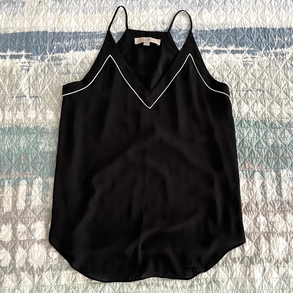 LOFT Women's Black Cami Top